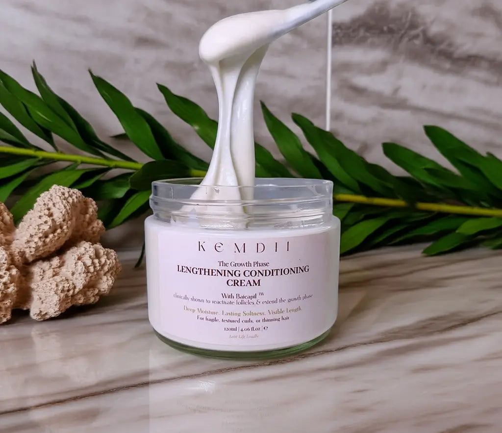 Lengthening Conditioning Cream – Powered by Baicapil® , Plant Keratin & Silk Peptides KEMDII